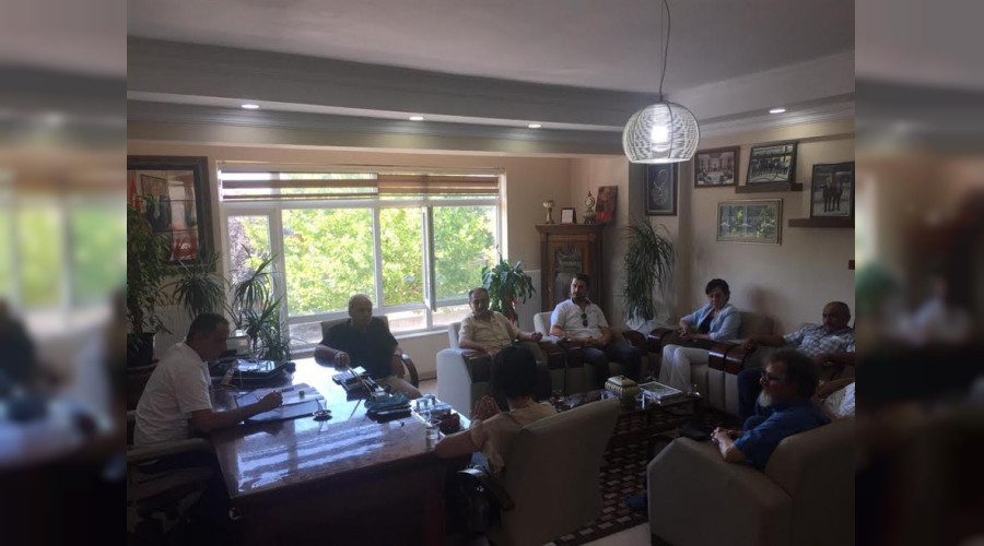 CHP Adapazarı İlçe Yöneticileri Ziraat Odasını Ziyaret ettiler