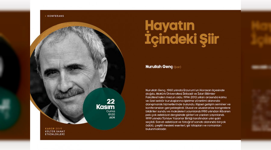Hayatn indeki iir AKM'de konuulacak