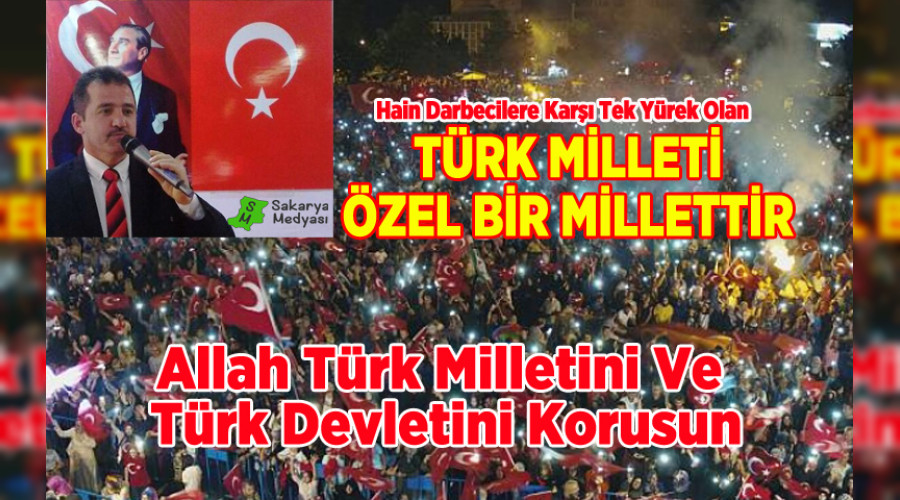 BAŞKAN SAĞLAM'DAN 15 TEMMUZ MESAJI