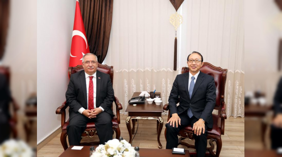Japonya stanbul Bakonsolosundan Vali Nayir'e Ziyaret