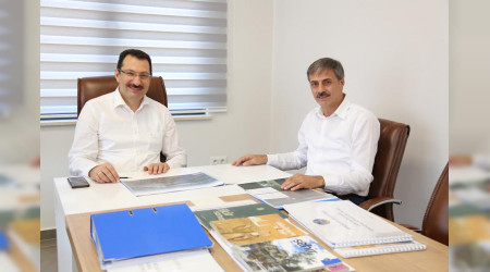 Alemdar, Afet Raporunu Ali İhsan Yavuz'la Paylaştı