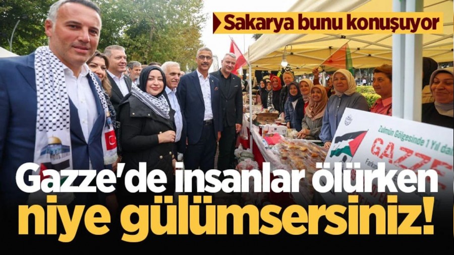 Gazze'de insanlar lrken niye glmsersiniz!