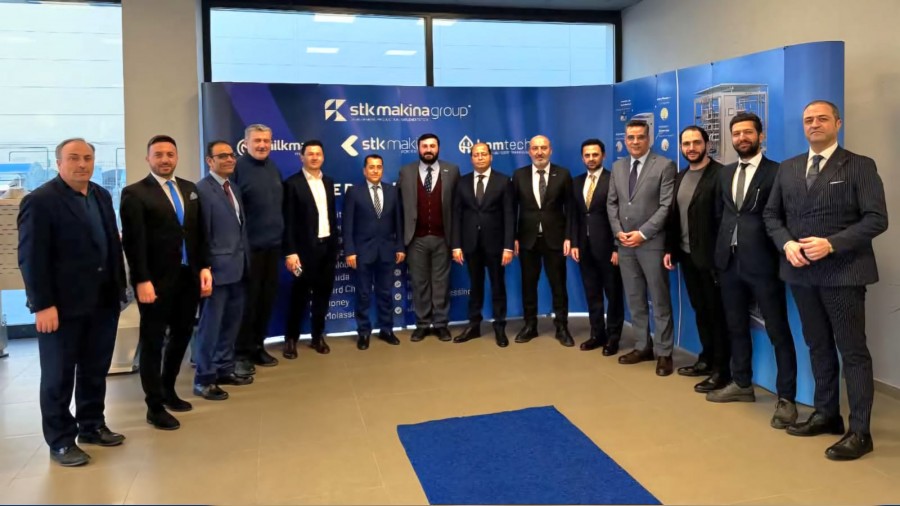 M�s�r B�y�kel�isi Amr Al-Hamamy, STK Makina ve Milkman Makina�y� ziyaret etti