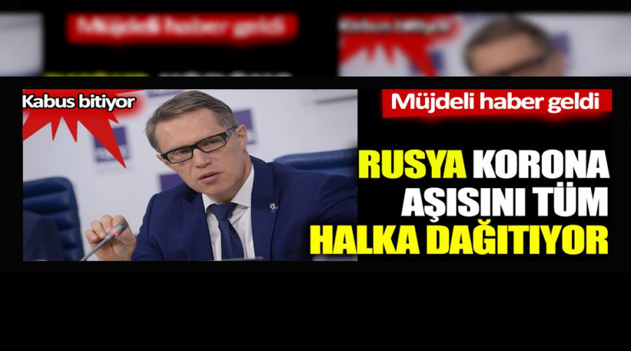 Rusya korona asn tm halka datyor! Mjdeli haber geldi! Kabus bitiyor