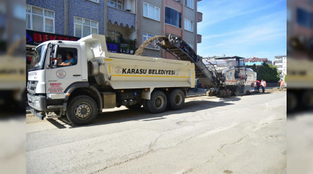 Asfalt ncesi Kaz almalar Balad