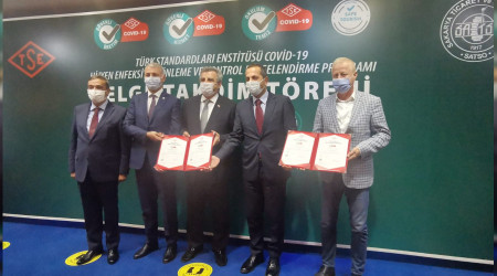 STB Covid-19 Gvenli Hizmet Belgesini Trenle Ald