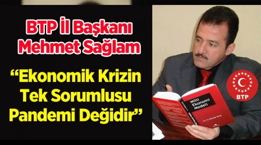 EKONOM�K KR�Z�N TEK SORUMLUSU PANDEM� DE��LD�R!..