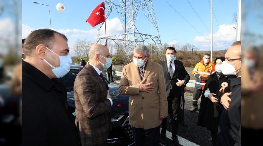 “KUZEY MARMARA OTOYOLU ÜLKEMİZE VE MİLLETİMİZE HAYIRLI OLSUN”
