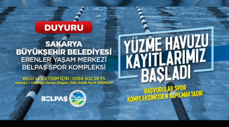 Yaam merkezinde yzme havuzu kaytlar balad