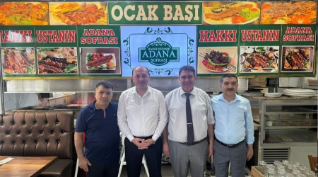 Geyve Belediye Bakan Seluk Yldz'dan Hakk Usta'nn Adana Sofras'na ziyaret