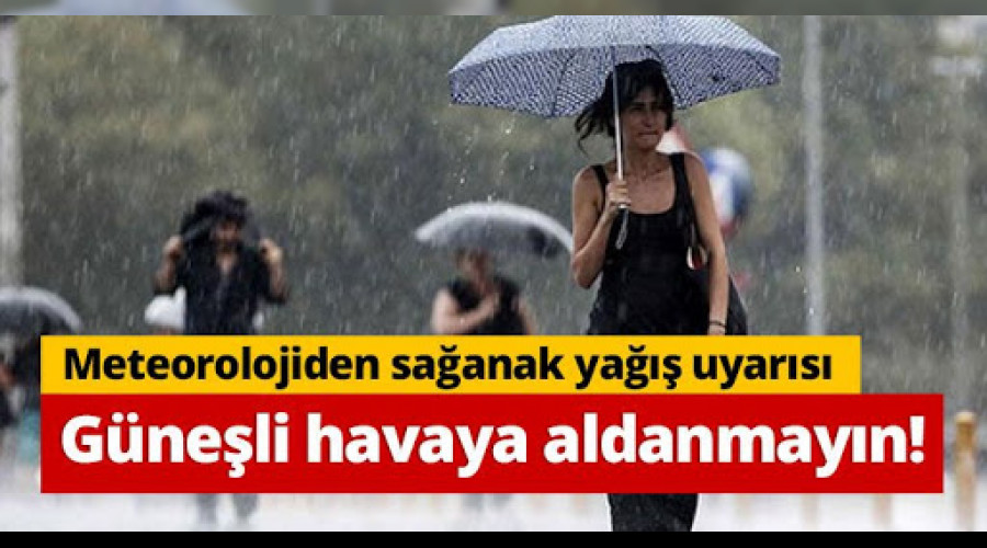 METEOROLOJDEN UYARI: GNEL HAVA ALDATMASIN