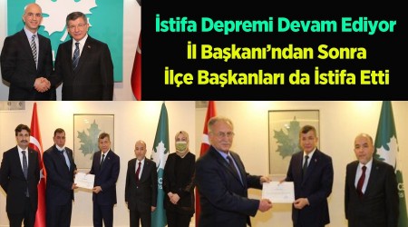 Sakarya Gelecek Partisi'nde stifa depreme