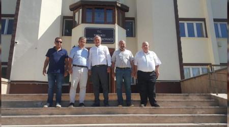 SESOB Bakan Alian'dan Kaymakam ve Belediye Bakan'na Ziyaret