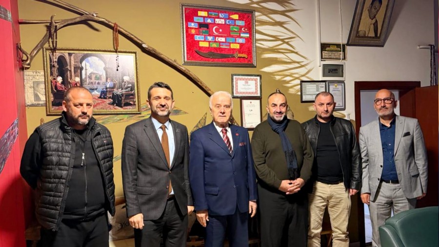 Yeniden Refah Partisi Heyetinden Gazeteci Levent Candana ziyaret