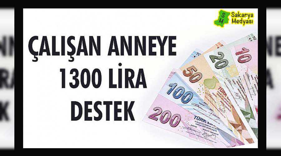 Annelere 1300 TL maa verilecek
