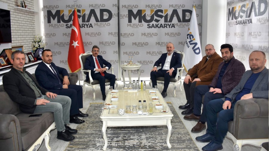 Erenler Belediye Bakan enol Dinten MSAD Sakarya'ya hayrl olsun ziyareti