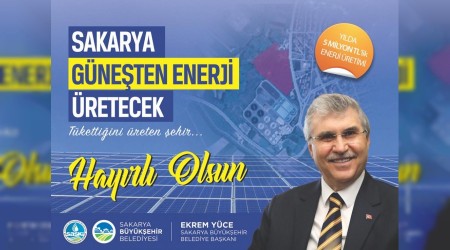 Gneten enerji retilecek projede almalar balyor
