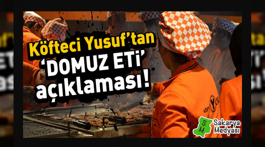 Kfteci Yusuf'tan 'domuz eti' iddialarna hukuk takip