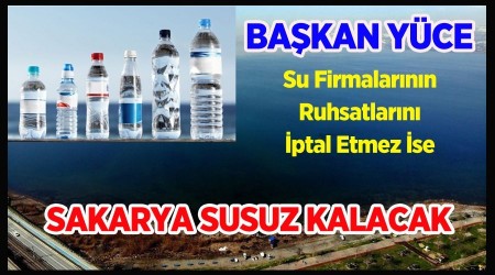 Ruhsatlar iptal edilmezse Sakarya susuz kalacak!..