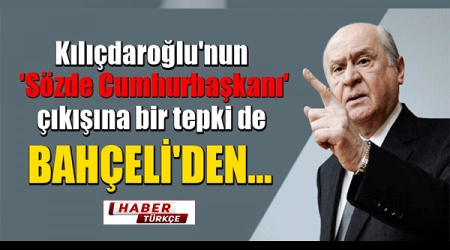 tepki de Baheli'den geldi!