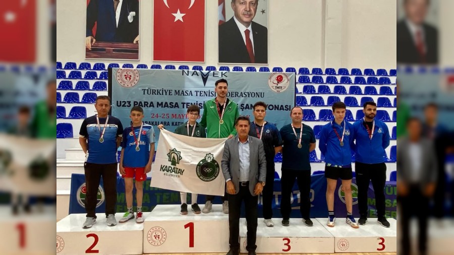 Yenihayat Spor Kulübü Para Masa Tenisi sporcusundan tarihi başarı.