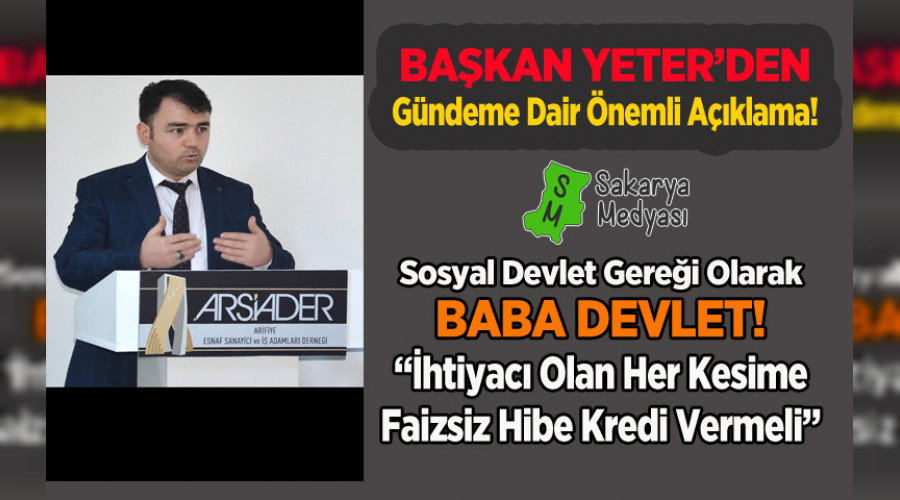 BABA DEVLET!..