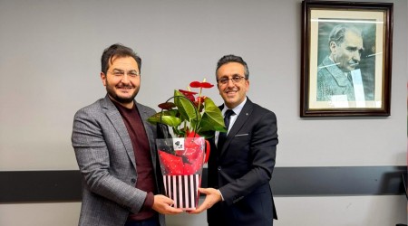 Dursun Murat Ak'tan Ahmet Mustafa Yelden'e Ankara'da hayırlı olsun ziyareti