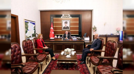 Orman B�lge M�d�r� Polat'tan Vali Nayir'e Ziyaret