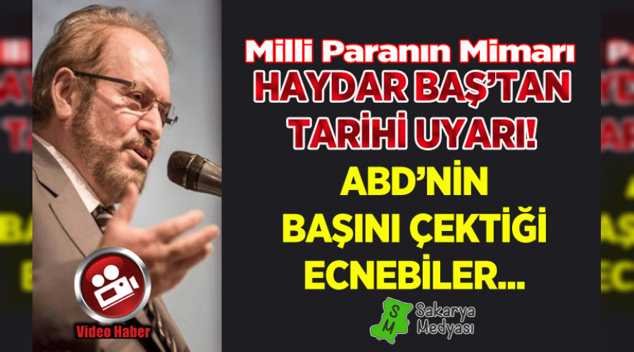 PROF. DR. HAYDAR BA'TAN TARH UYARI