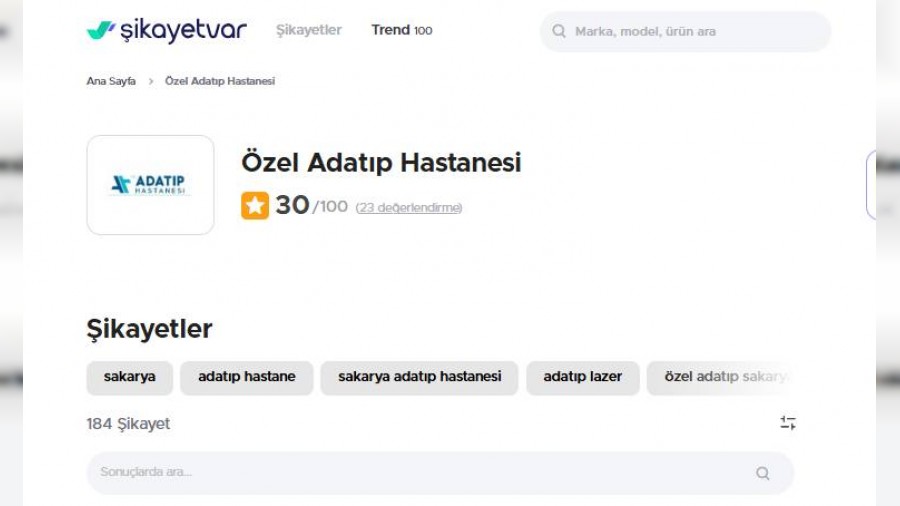 ADATIP HASTANESNDE BR GARP OLAY!