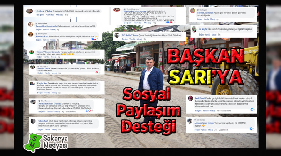 BAKAN SARI'YA SOSYAL PAYLAIMDA VG YADI