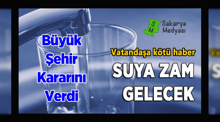 BÜYÜKŞEHİR MECLİSTEN 'SUYA ZAM' KARARI ÇIKTI!