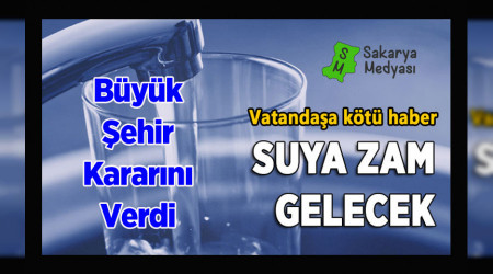 BÜYÜKŞEHİR MECLİSTEN 'SUYA ZAM' KARARI ÇIKTI!