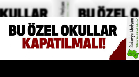 M�LL� B�RL�K VE BERABERL�K ���N �ZEL OKULLAR KAPATILMALI!..