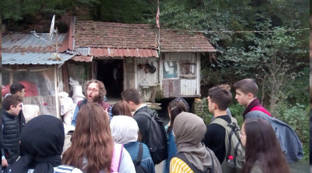 ?Okul D renme Ortamlarnda' eski su deirmenini ziyaret ettiler.