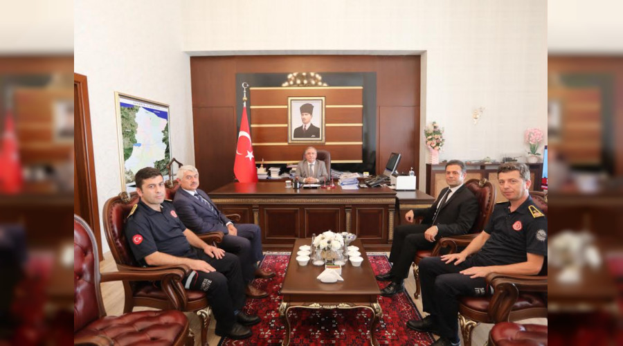 Vali Nayir e İtfaiye Haftası Ziyareti