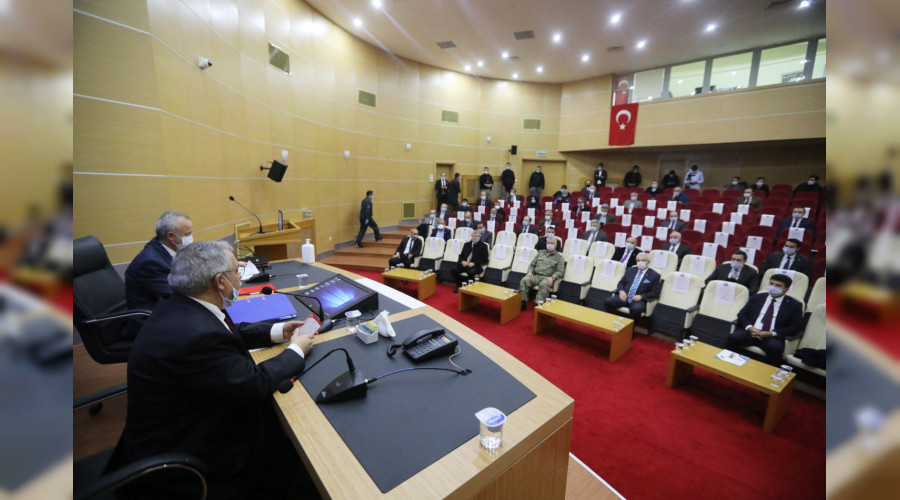 Vali Nayir İl Pandemi Kurulu Toplantısına Başkanlık Etti