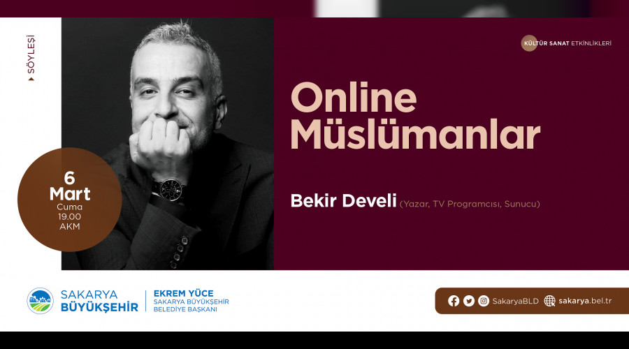 Bekir Develi AKM'de syleiye katlacak