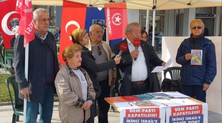 Vatan Partisi'nden basn aklamas ve imza kampanyas; "DEM Parti kapatlsn! ikinci srail'e geit yok!"