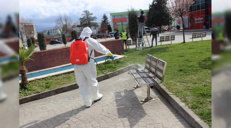 Arifiye dezenfekte ediliyor