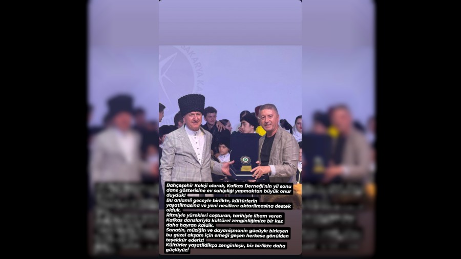 Nart Halk Danslar Topluluu'ndan muhteem yl sonu gsterisi; Sakarya Kafkas Kltr Derneinden kltr dolu gece