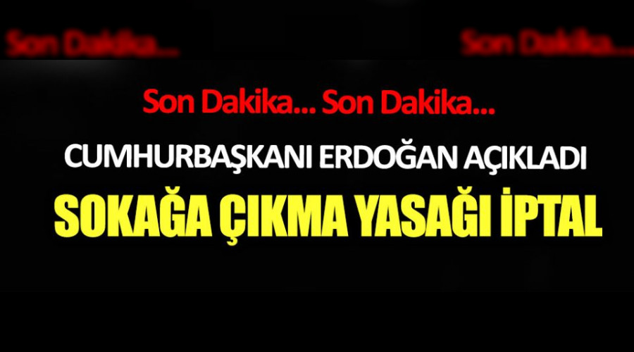 Soka�a ��kma yasa�� karar� iptal edildi!