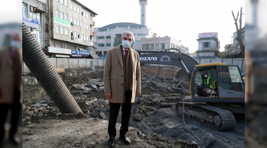 Unkapanı Meydanı’nın temeli atılıyor
