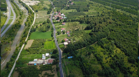 AKYAZI'DA  12.9 KM YOL SICAK ASFALT LE BULUTU