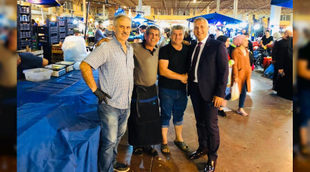 Babaolu esnaf ve vatanda dilnledi