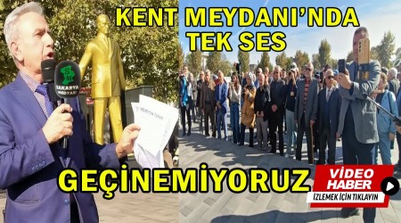 KENT MEYDANI'NDA TEK SES! GENEMYORUZ.. 
