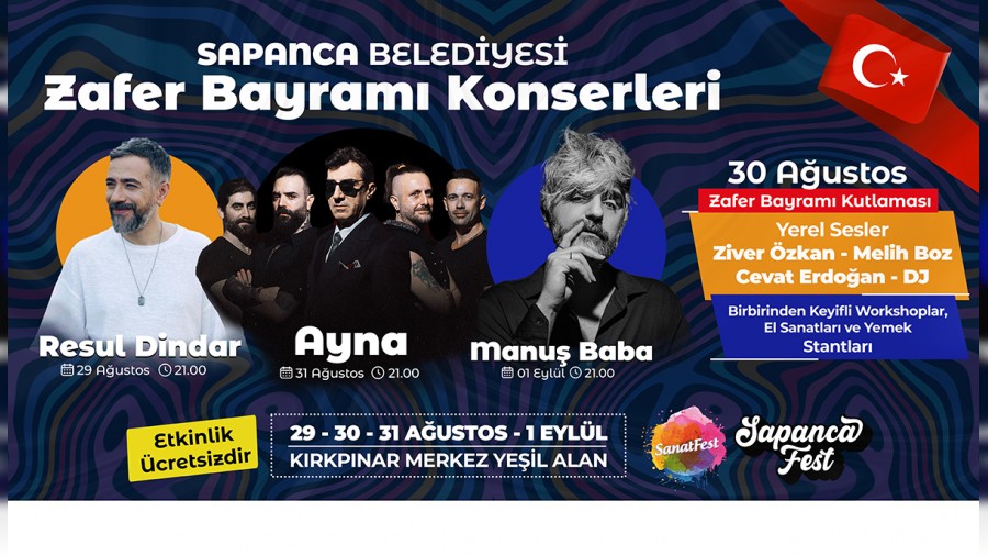 Sapanca da El Sanatlar Festivali Balyor