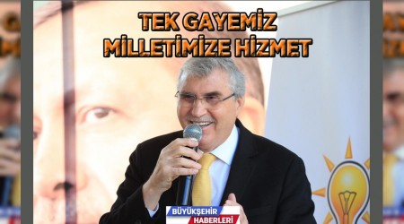 Tek gayemiz necip milletimize hizmet etmek