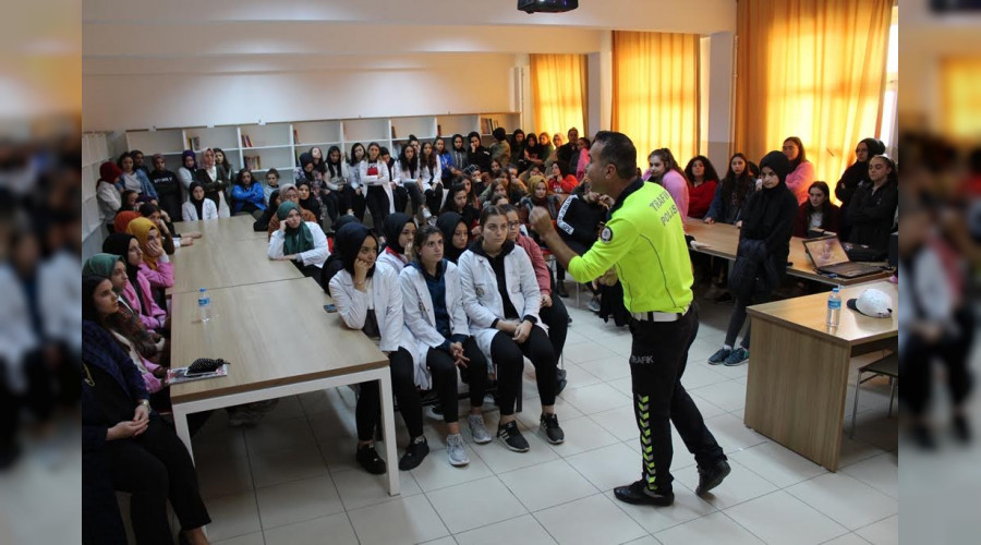 TOBB Mesleki ve Teknik Anadolu Lisesinde Trafik Eitimi