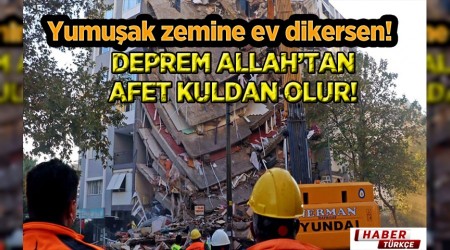 Deprem Allahtan, afet kuldan canm kardeim!